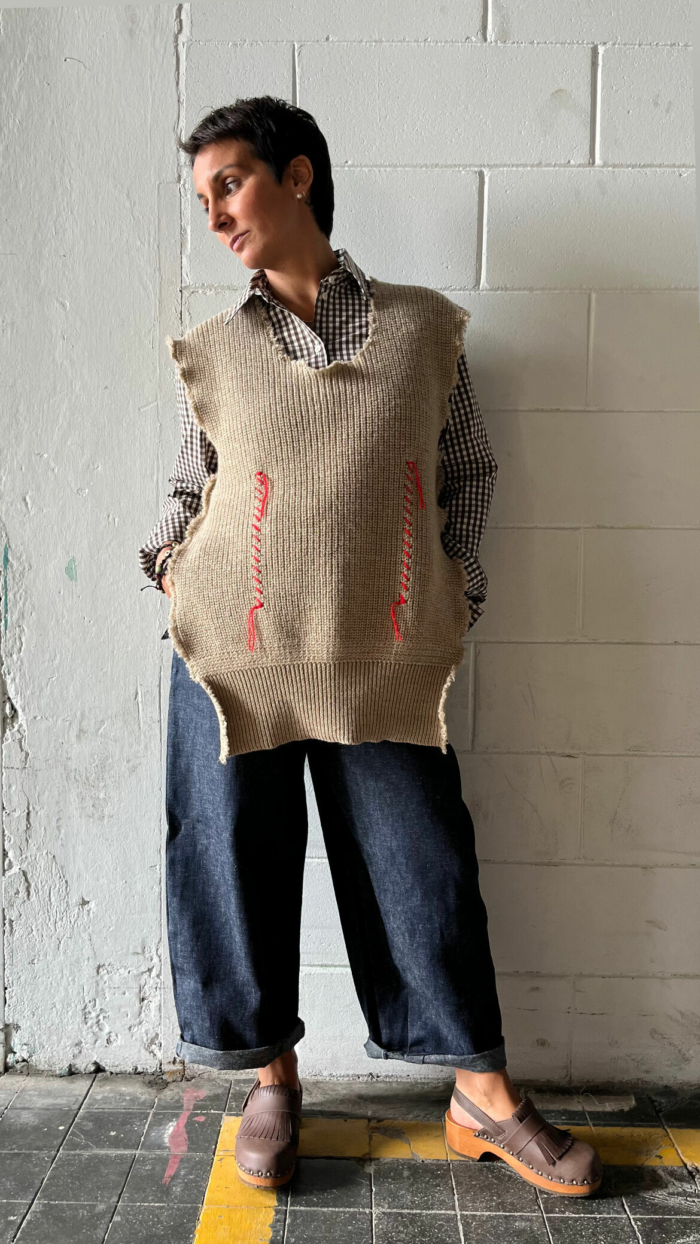 Gilet pura lana Maison Margiela