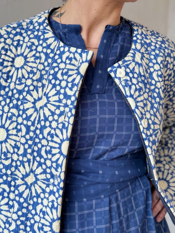 Giubbino trapuntato Blue - immagine 3