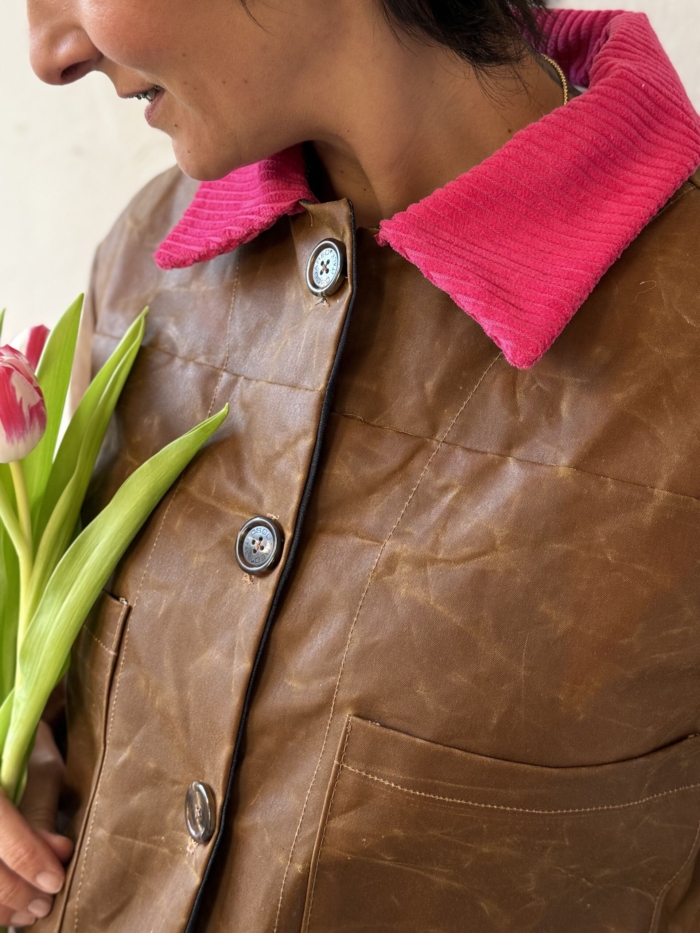 Giubbino Oilskin Gold