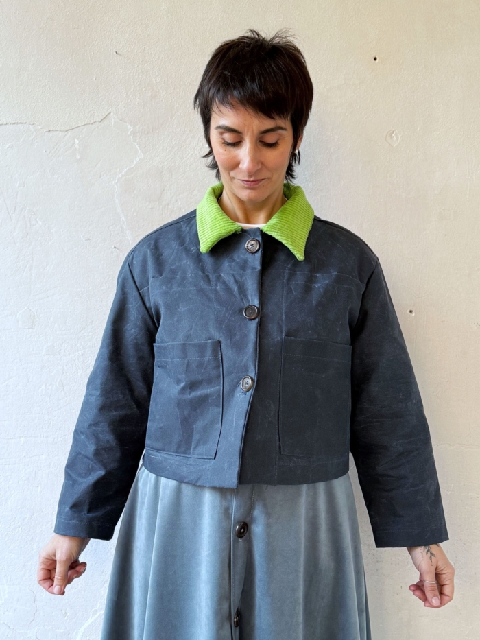 Giubbino Oilskin  blu - immagine 2