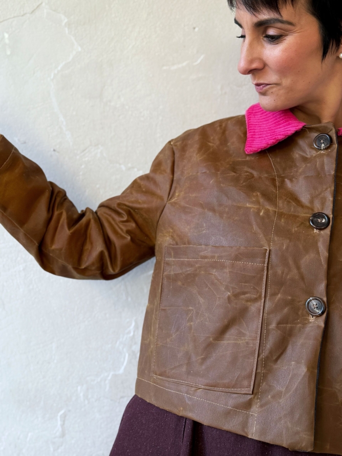 Giubbino Oilskin Gold - immagine 4