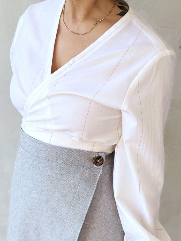 Blusa incrociata Margot